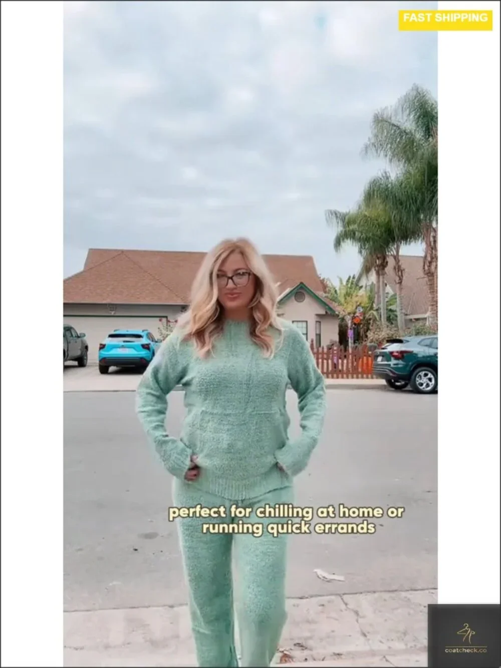 Cozy Fuzzy Fleece 2 Piece Pajama Set Long Sleeve